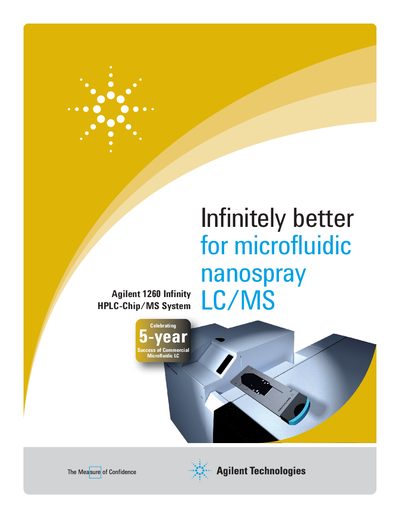 Agilent 1260 Infinity HPLC-Chip/MS System Product Leaflet - cover page