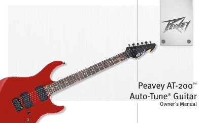 Peavey AT-200 Auto-Tune Guitar Owner's Manual - cover page