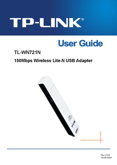 TP-Link TL-WN721N USB Adapter User Guide