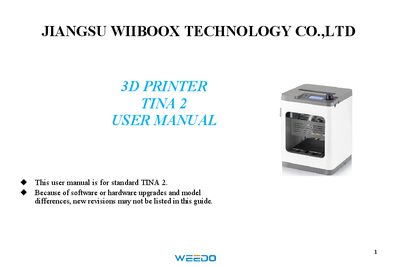 Wiboox TINA2 User Manual