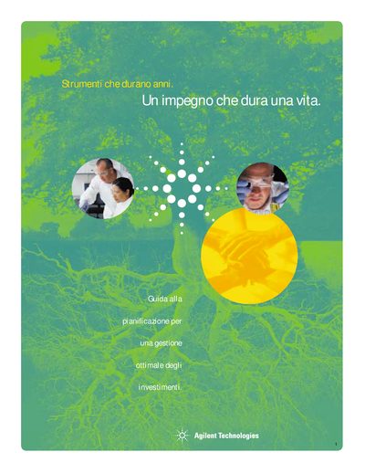 Agilent Planning Guide for Managing Instrument Investment - cover page