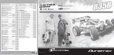 Duratrax 835B 2.4GHz Transmitter User Manual - cover page