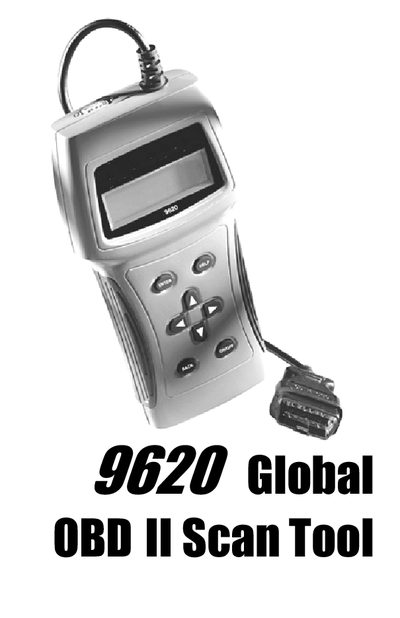 Actron 9620 Professional OBD II Scan Tool User Manual - cover page