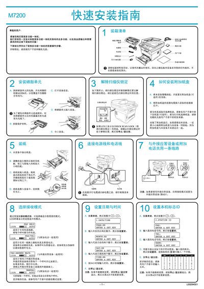 Lenovo M7200 Laser Multi-Function All-in-One Service Manual - cover page