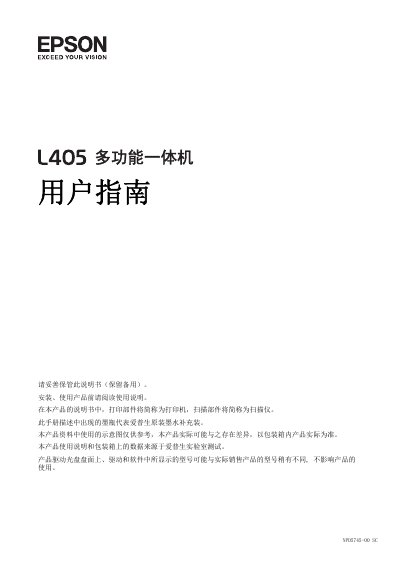 Epson NPD5745-00 Product User Guide - cover page