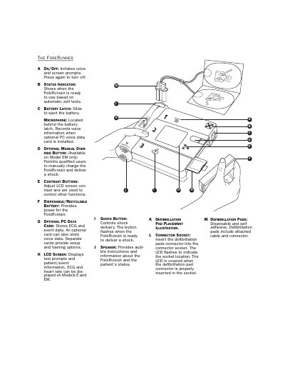 Hewlett-Packard FORERUNNER Semi-Automatic Defibrillator User's Guide - cover page
