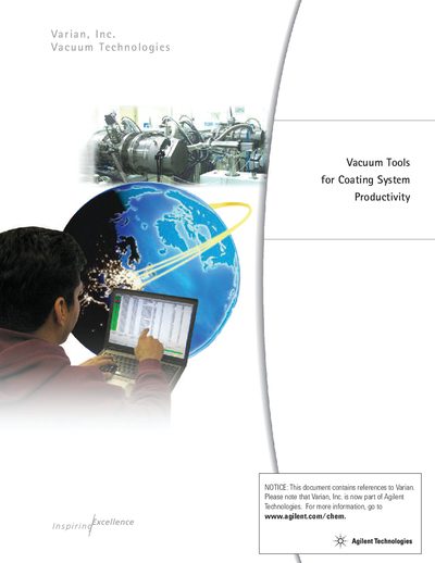 Agilent Turbo-V K-G Series Vacuum Pump Productivity Manual - cover page