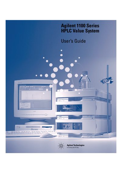 Agilent 1100 Series HPLC Value System User's Guide - cover page