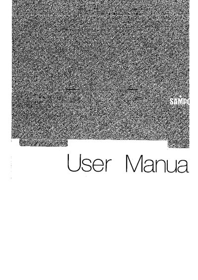 Sampo KS-BC10Q Rice Cooker User Manual - cover page
