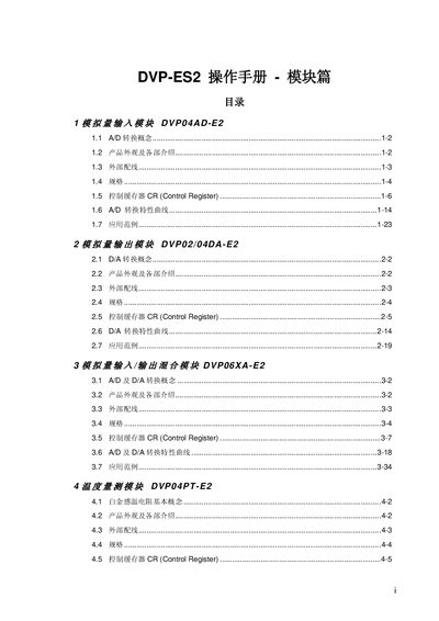 iDVP ES2 Module Operation Manual - cover page