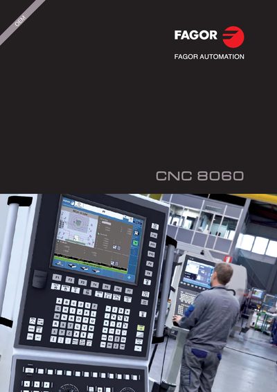 Fagor CNC 8060 OEM Datasheet - cover page