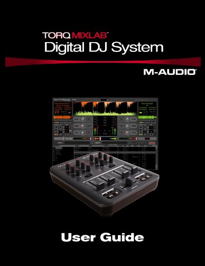 M-Audio Torq LE User Guide - cover page