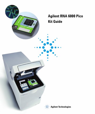 Agilent RNA 6000 Pico Kit User Guide - cover page