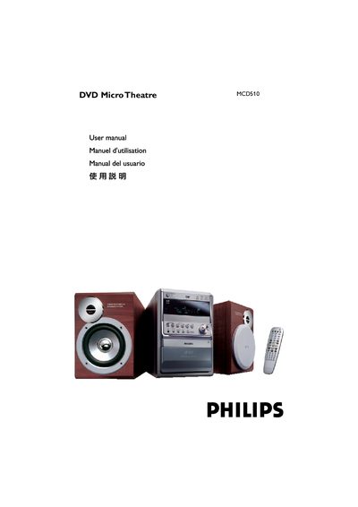 Philips MCD510 User Manual - cover page