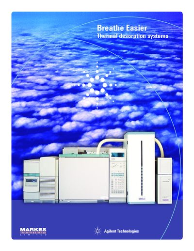 Agilent UNITY Thermal Desorption Systems Manual - cover page
