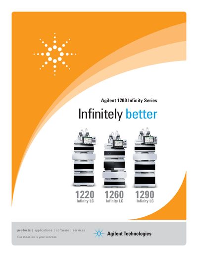 Agilent 1200 Infinity Series Product Leaflet - cover page