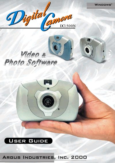 Argus DC1500N Digital Camera User Manual - cover page