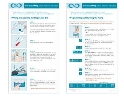 ZEVEX Disposable Set and Pump Quick Start Guide - cover page