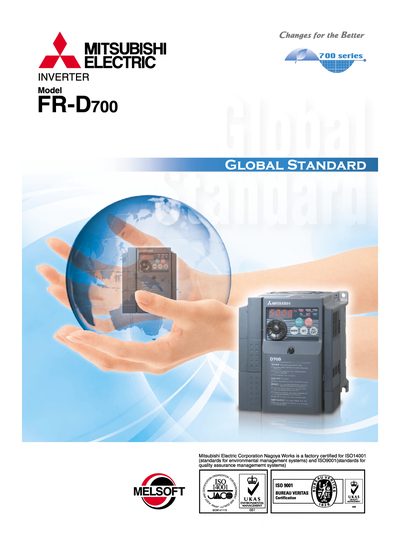 Mitsubishi FR-D700 User Manual - cover page