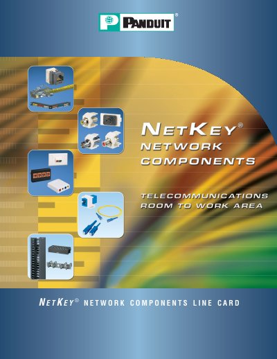NETKEY Line Card Network Components Product Leaflet - cover page