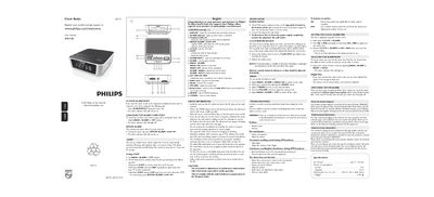 Philips AJ3112 Clock Radio User Manual - cover page