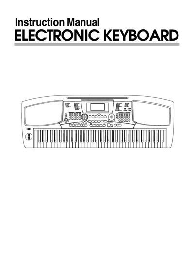 Electronic Keyboard User Manual