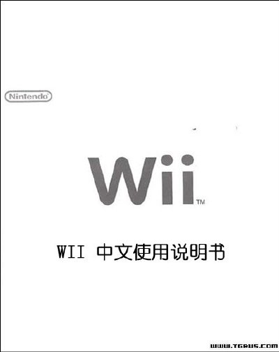Nintendo Wii Console User Manual - cover page