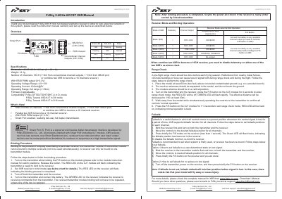 FrSky X8R 8/16ch Telemetry Receiver Range Check and Failsafe Guide - cover page