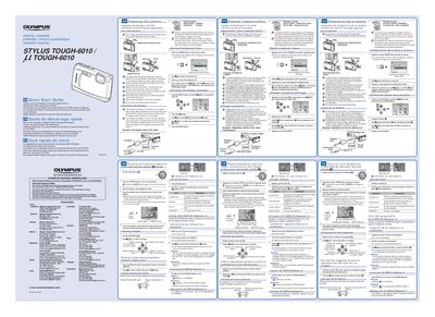 OLYMPUS STYLUS TOUGH-6000 TOUGH-6000 digital camera user guide - cover page