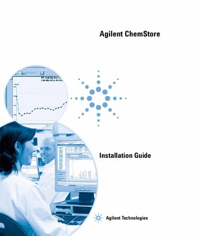 Agilent ChemStore C/S Installation Guide - cover page