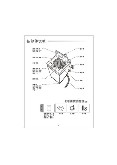 samsung XQB42 S61 XQB45 S71 XQB45 S72washing machine Manual - cover page