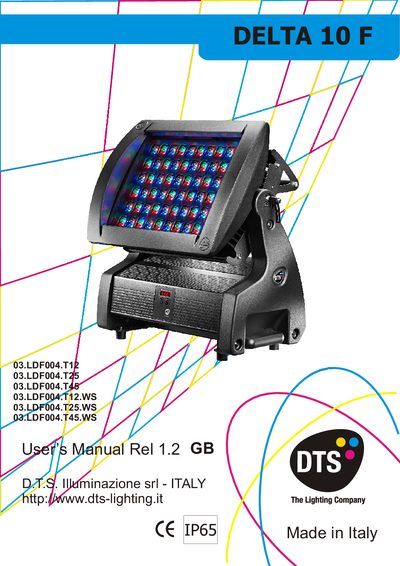 DTS DELTA 10 F User Manual
