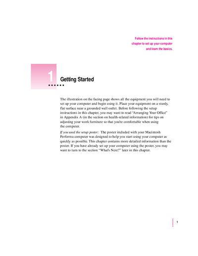 Apple Performa 6400 Series Macintosh User Guide - cover page