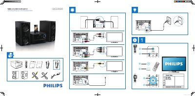 PHILIPS MCD3020 user guide ( English )