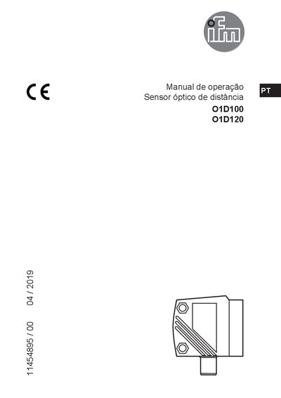 ifm O1D100 O1D120 User Manual - cover page