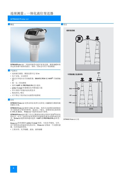 Siemens SITRANS Probe LU User Manual - cover page