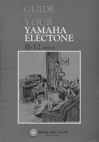 Yamaha Electone B-12 Series Playing Guide