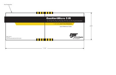 BW Technologies GasAlertMicro 5 IR Quick Reference Guide - cover page