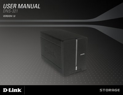 D-Link DNS-321 User Manual - cover page