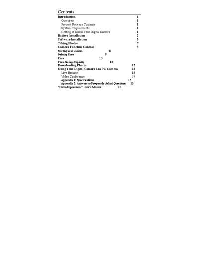 Argus DC1730 Digital Camera User Manual - cover page