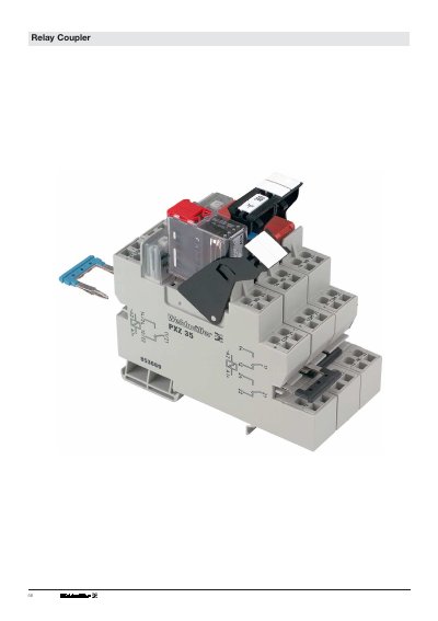Weidmüller Relay Coupler Product Leaflet - cover page