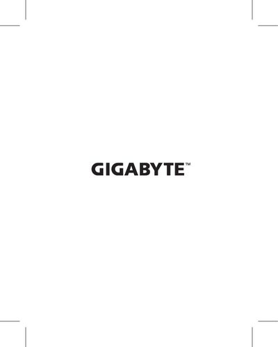 Gigabyte g‑X5 User Manual - cover page
