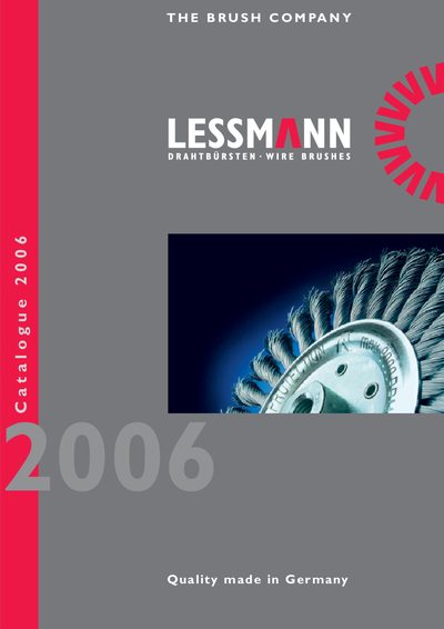 Lessmann 2006 Catalogue - cover page