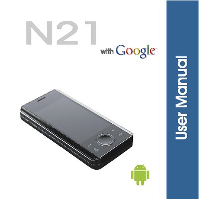 SciPhone N21 Phone User Manual - cover page