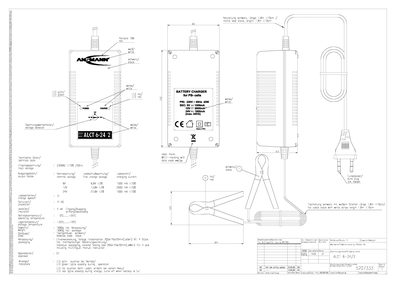 ANSMANN ALCT 6-24/2 Battery Charger Manual - cover page