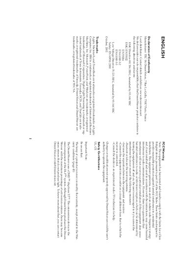 DreamVision DreamWeaver Projector User Manual - cover page