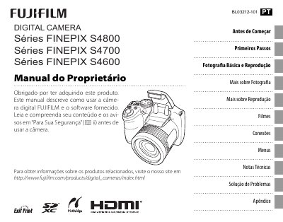 Fujifilm FinePix S4800 Digital Camera User's Manual