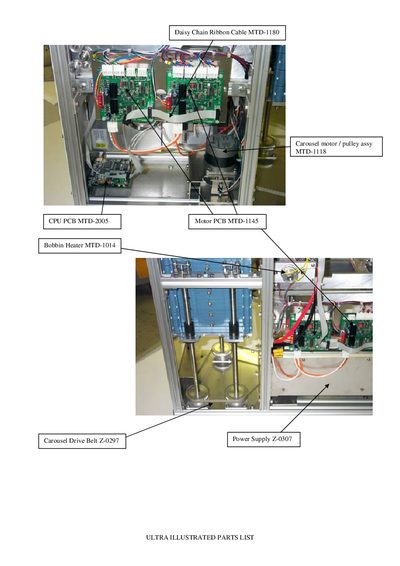 Markes Ultra Illustrated Parts List - cover page