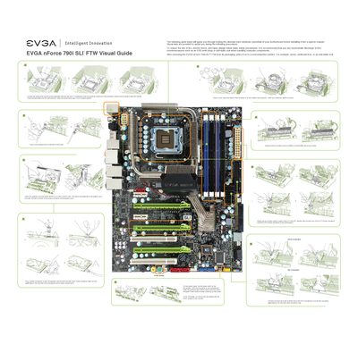 EVGA nForce 790i SLI FTW Quick Install Guide