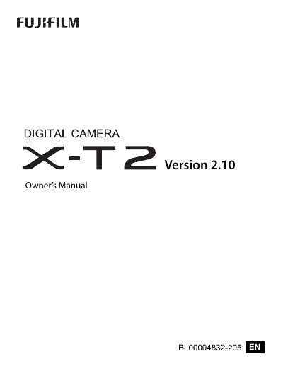 Fujifilm mxm Digital Camera Owner's Manual - cover page